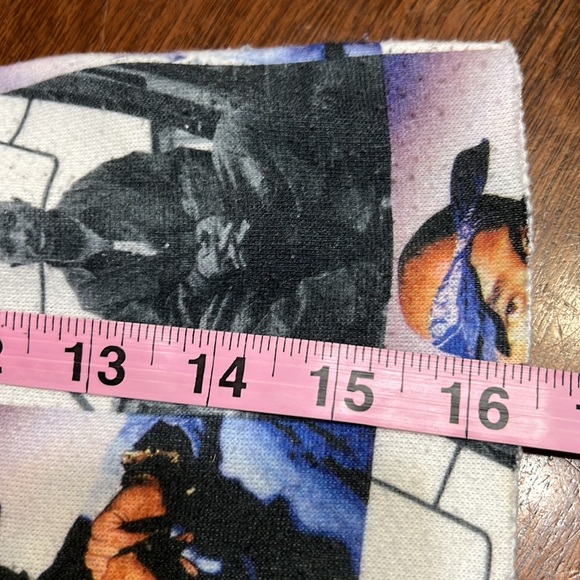 2Pac Cropped Portrait Picture Long Sleeve Hoodie Sz L GUC - Picture 9 of 9